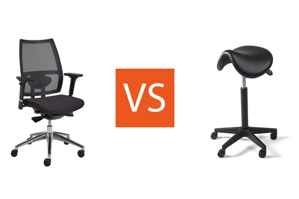 Wat is beter, een bureaustoel of een kruk?