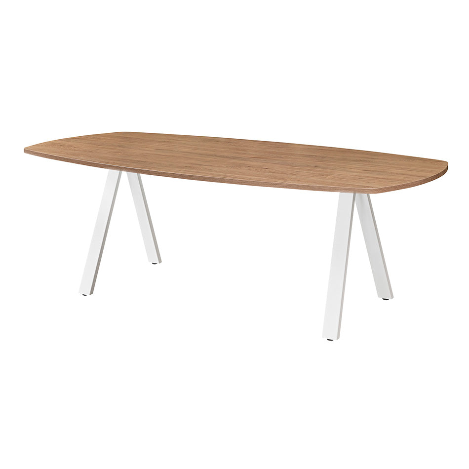 Arpa vergadertafel (deens ovaal) met ovaal blad.