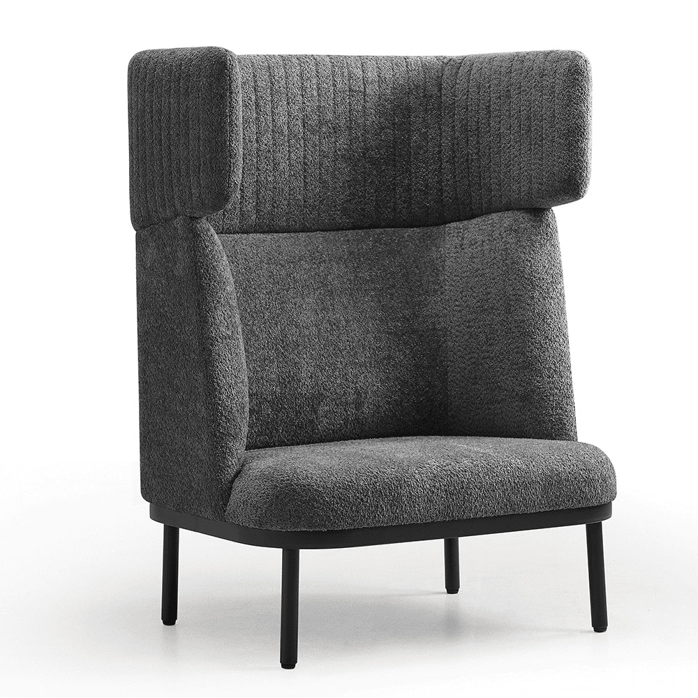 De Nova Echo akoestische fauteuil uitgevoerd in het grijs