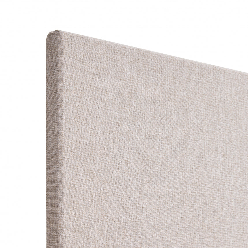Detailfoto van de akoestische tussenwand rapid in het beige