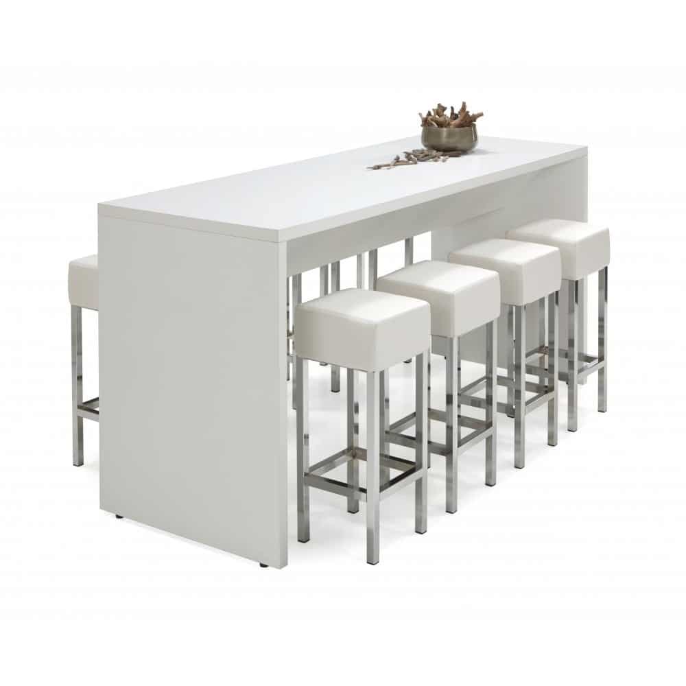 Manager bartafel in de kleur wit.