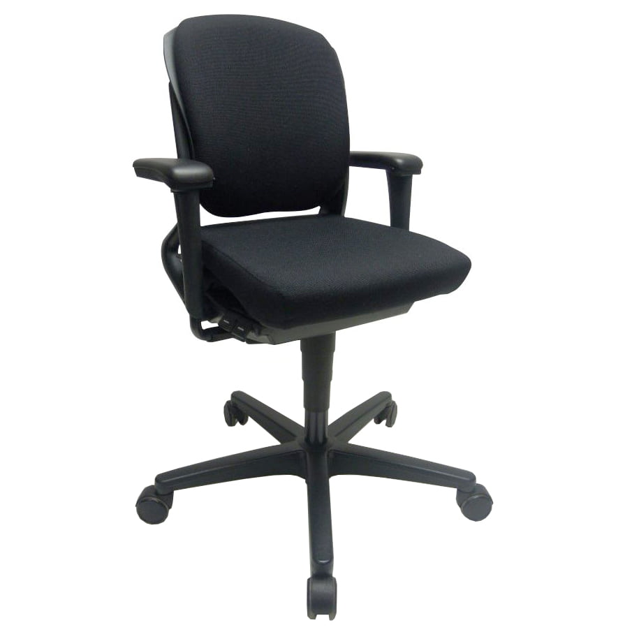 Ahrend 230 bureaustoel *re-use* in de kleur zwart.