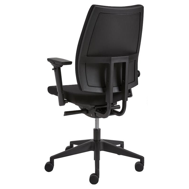 Bureaustoel polaris in de kleur zwart.