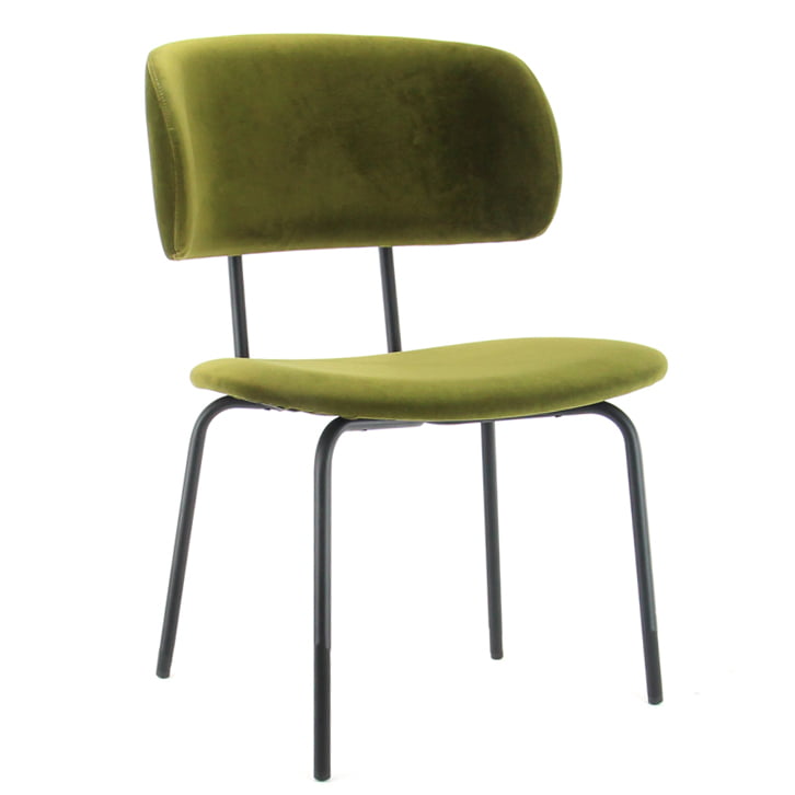 Designstoel six in de kleur zwart.