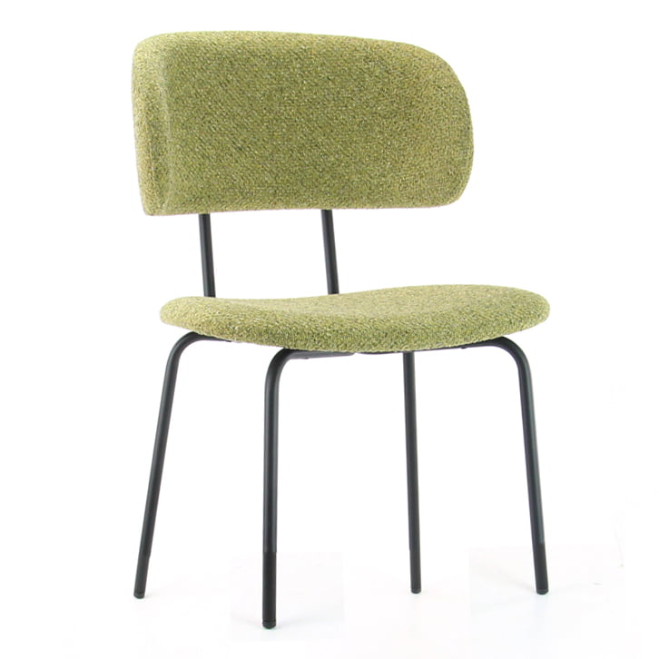 Designstoel six in de kleur zwart.