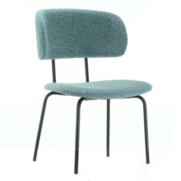 Designstoel six in de kleur zwart.