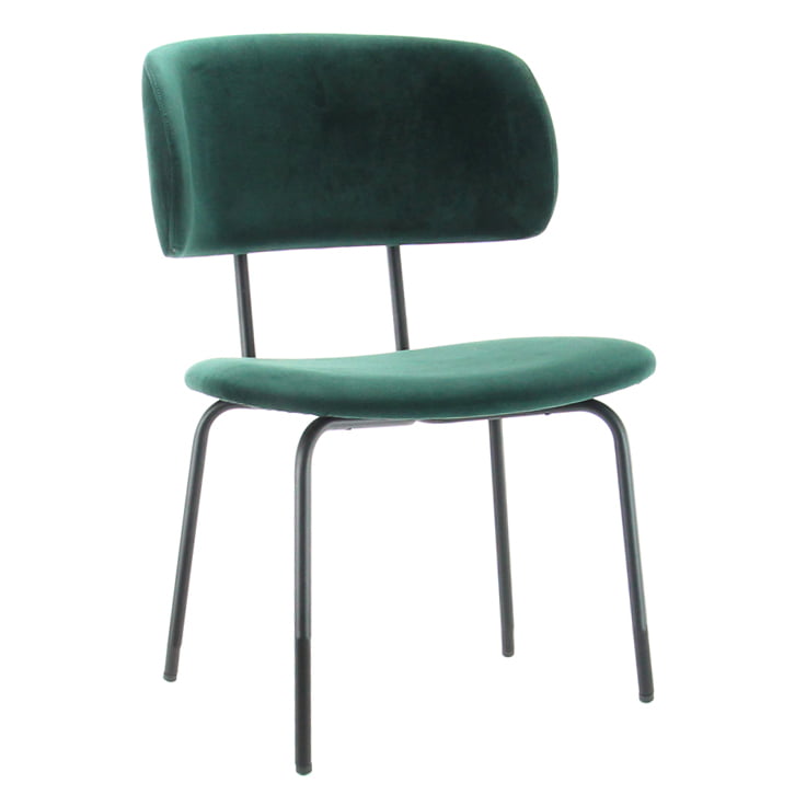 Designstoel six in de kleur zwart.