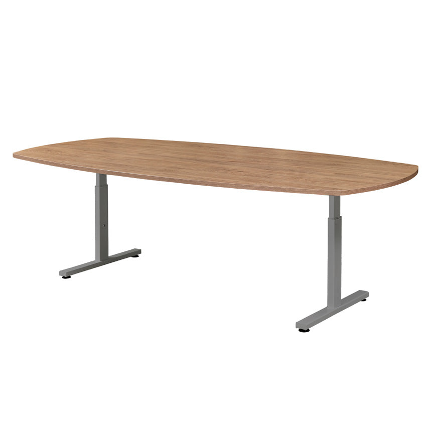 Easy vergadertafel (deens ovaal) met ovaal blad.