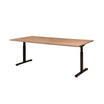 Easy vergadertafel (rechthoek) in de kleur zwart met rechthoekig blad.