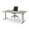 Easy wingbureau met aluminium onderstel.