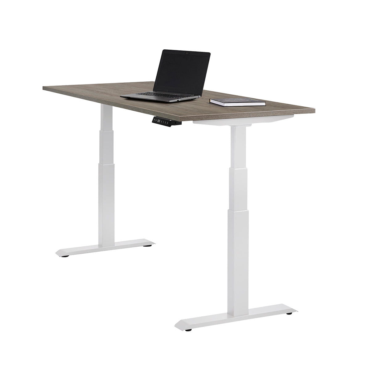 Ergowork zit-sta bureau in de kleur wit.