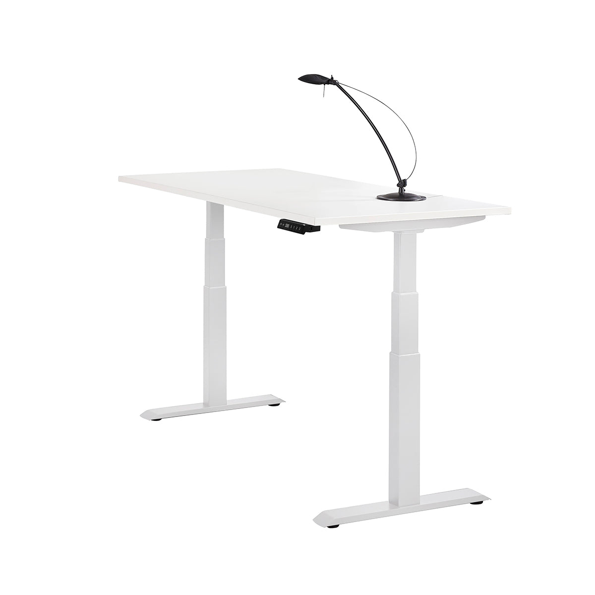 Ergowork zit-sta bureau in de kleur wit.