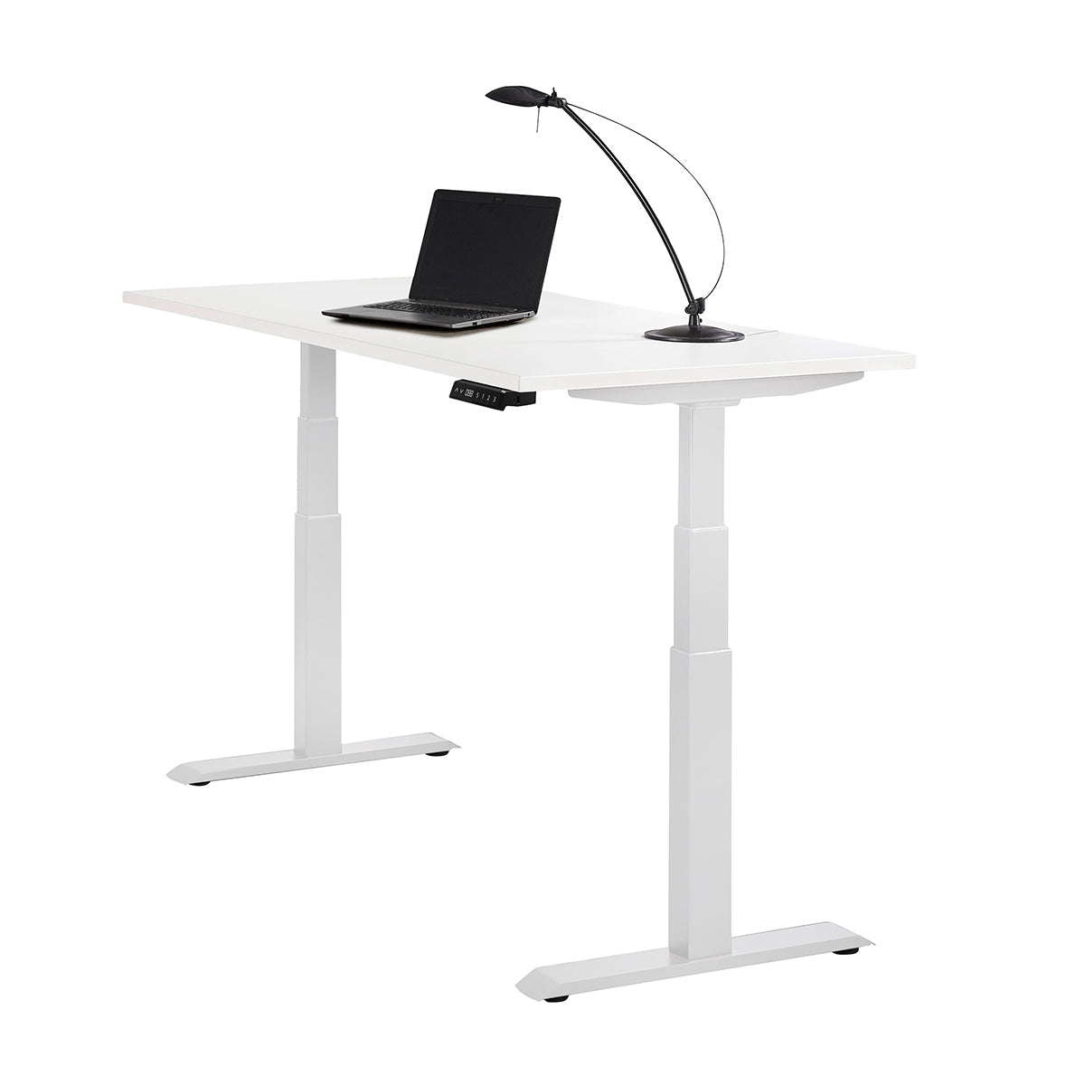 Ergowork zit-sta bureau in de kleur wit.