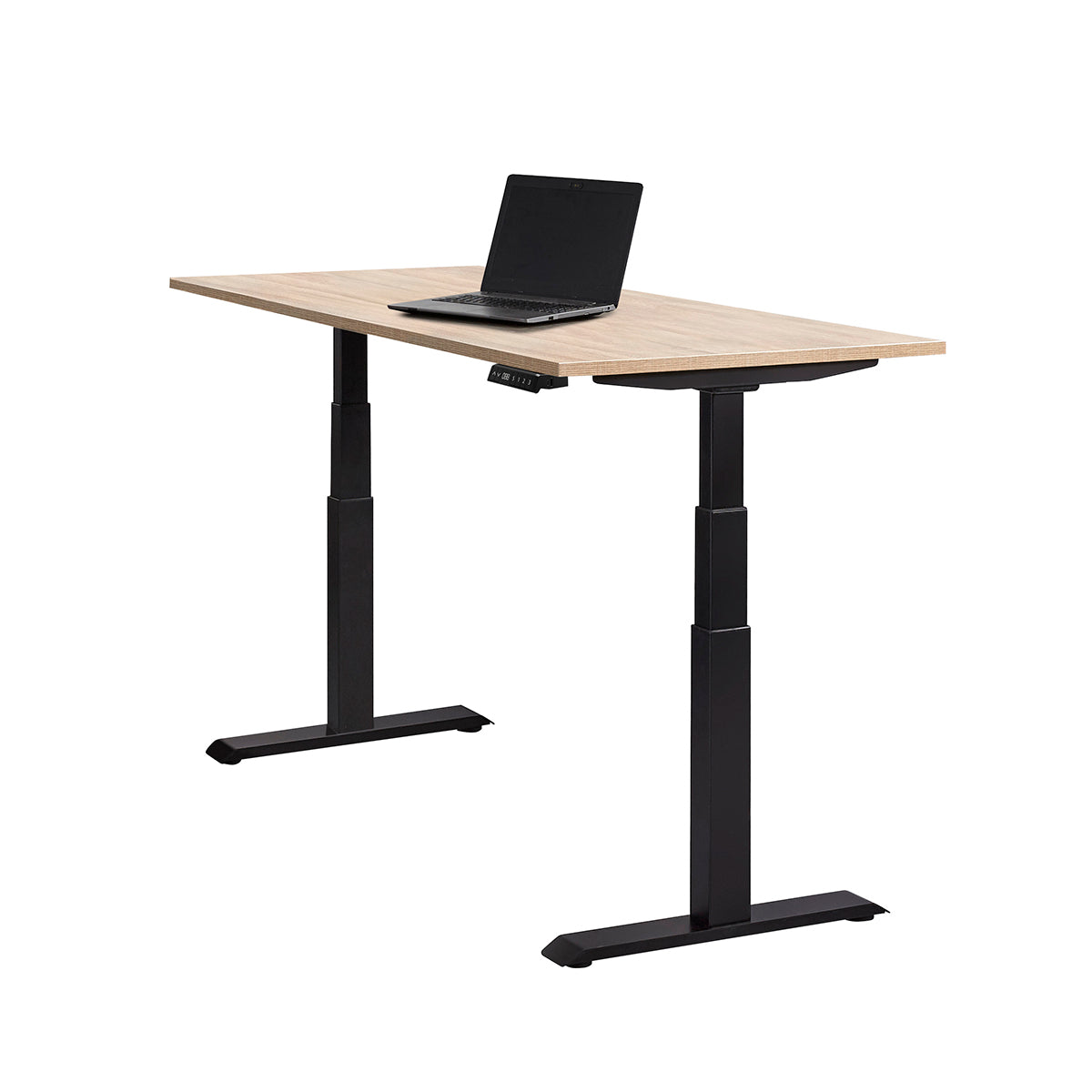 Ergowork zit-sta bureau in de kleur zwart.