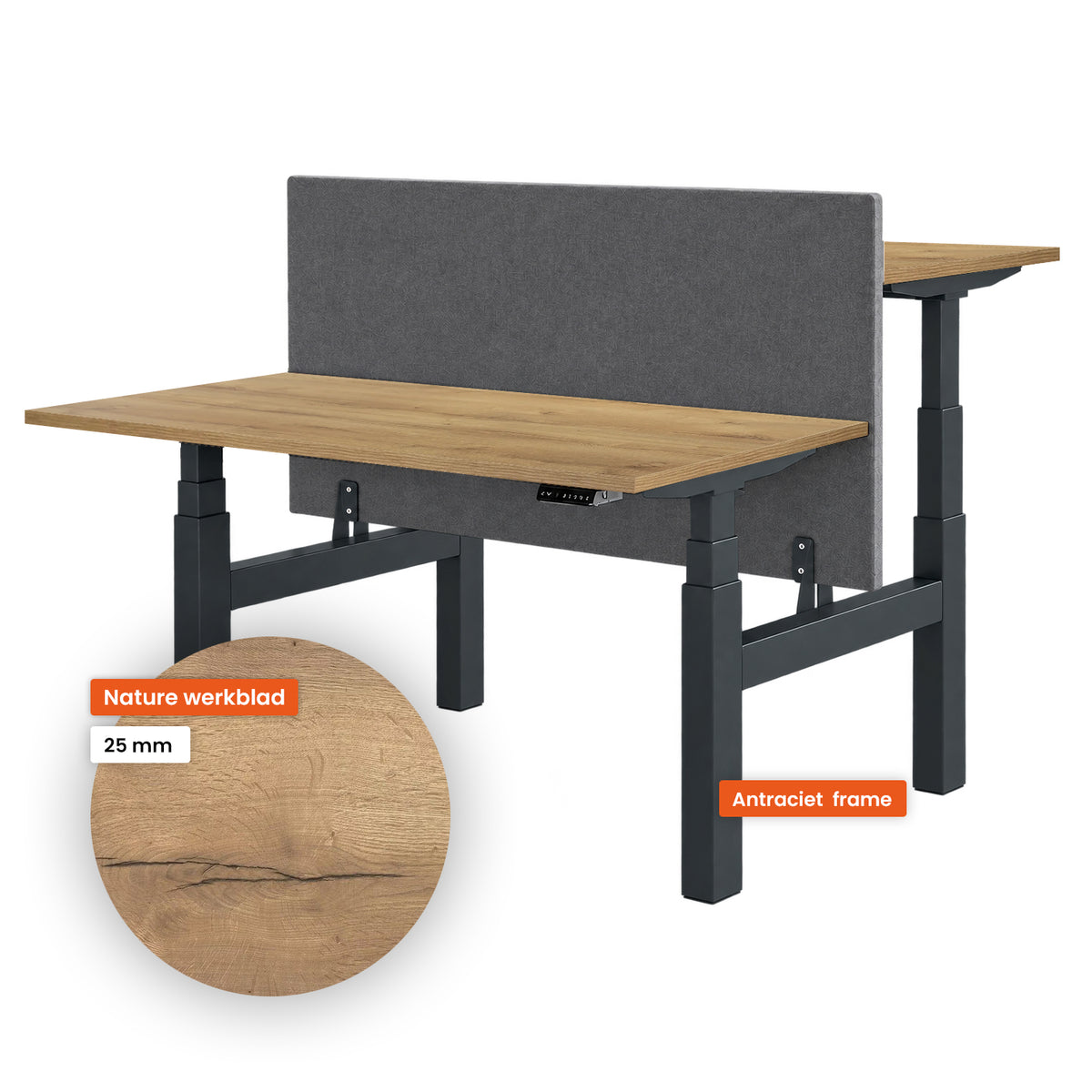 Ergowork Duo Zit-sta bureau