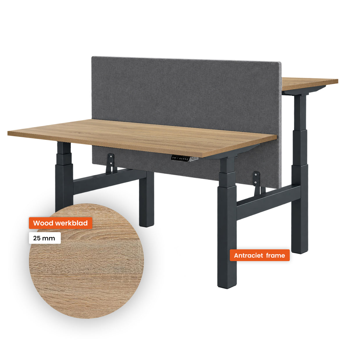 Ergowork Duo Zit-sta bureau