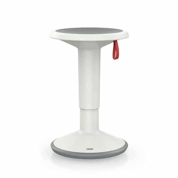 Verstelbare ergonomische interstuhl upis1 in de kleur wit.