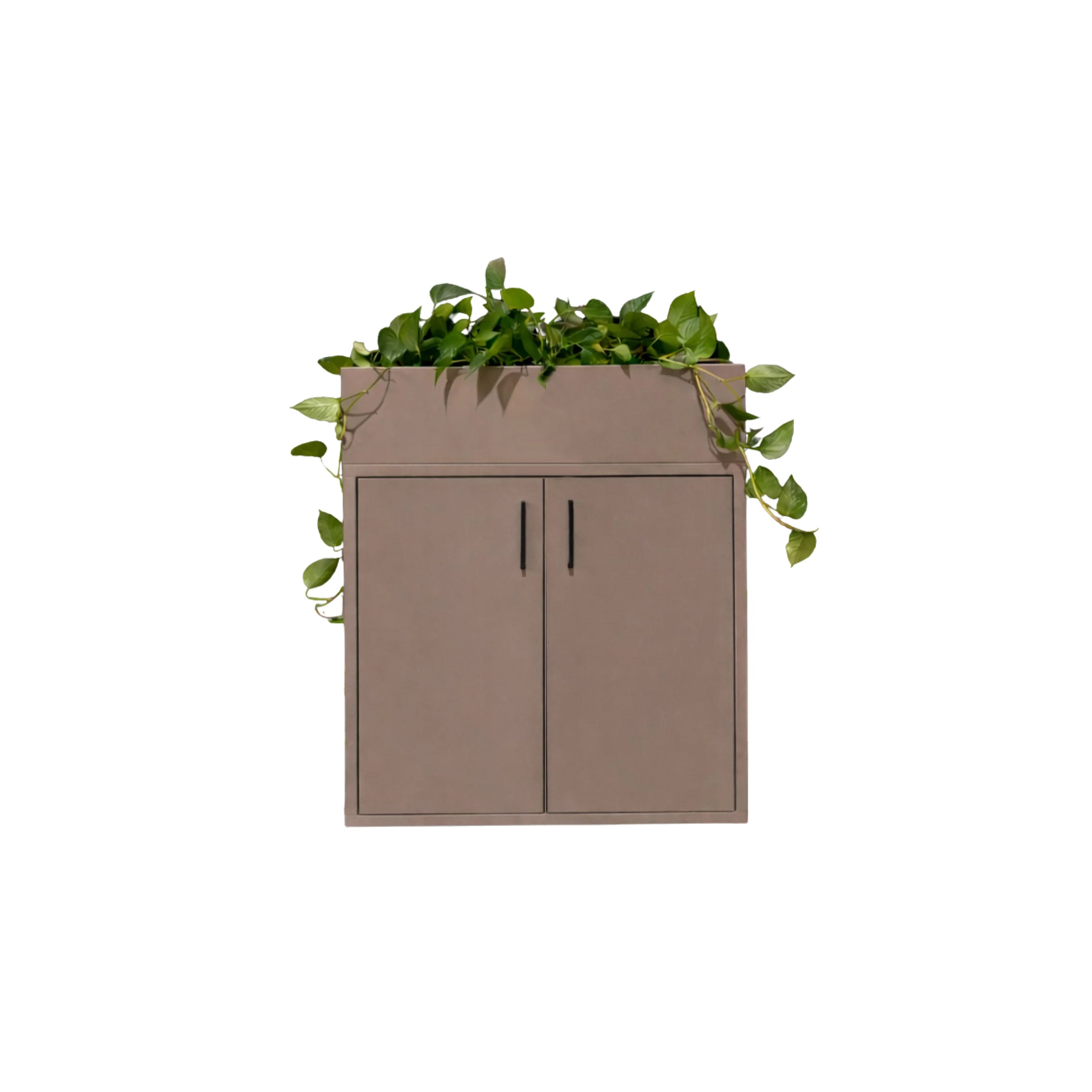Draaideurkast Sergio met plantenbak