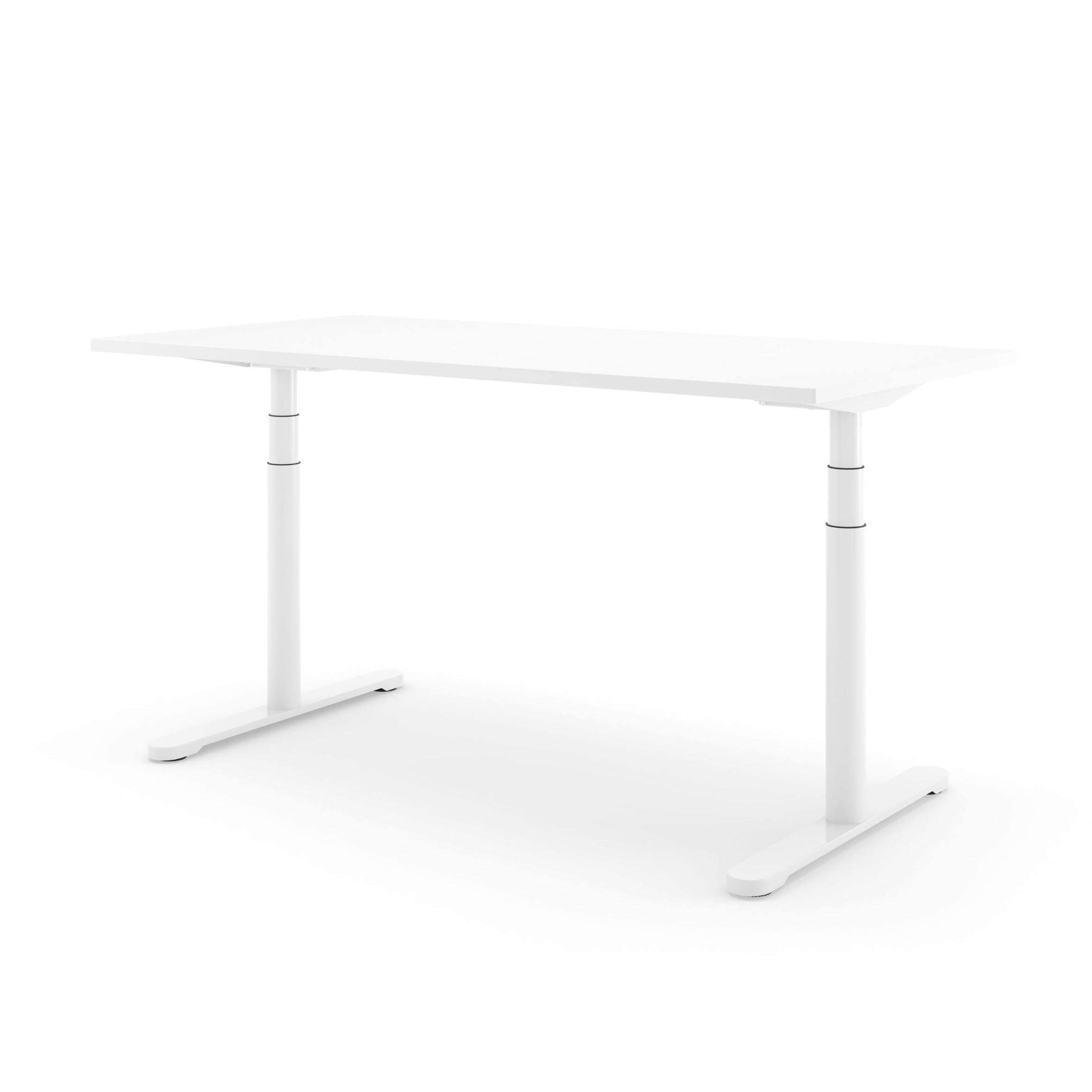 Steelforce pro 870 zit-sta bureau in de kleur wit.