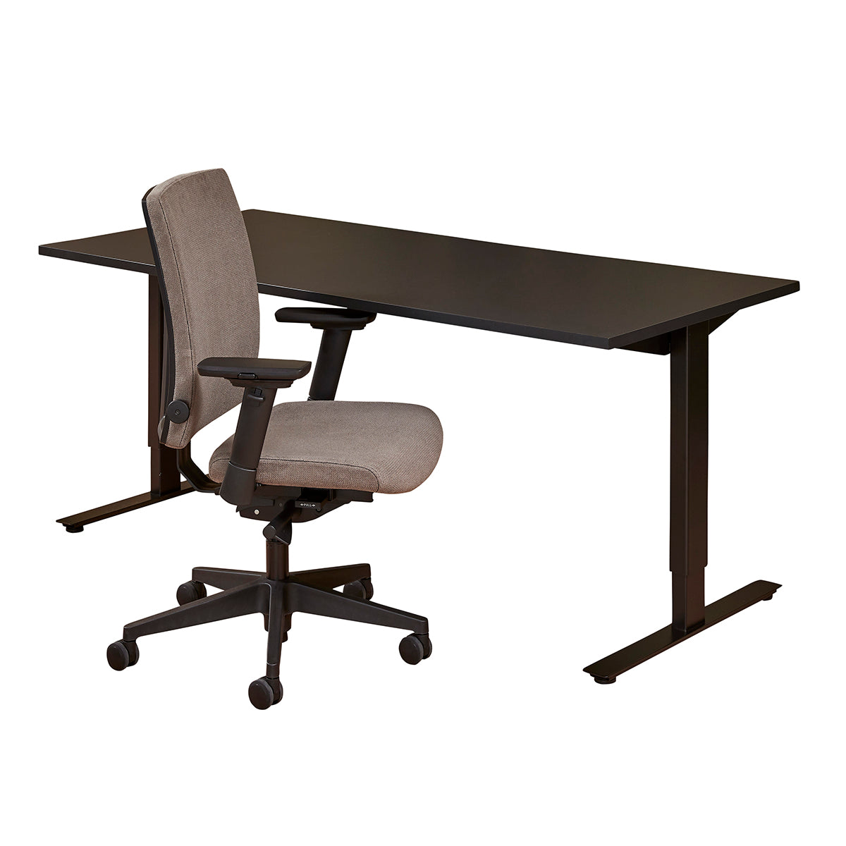 Ties bureau in de kleur zwart.