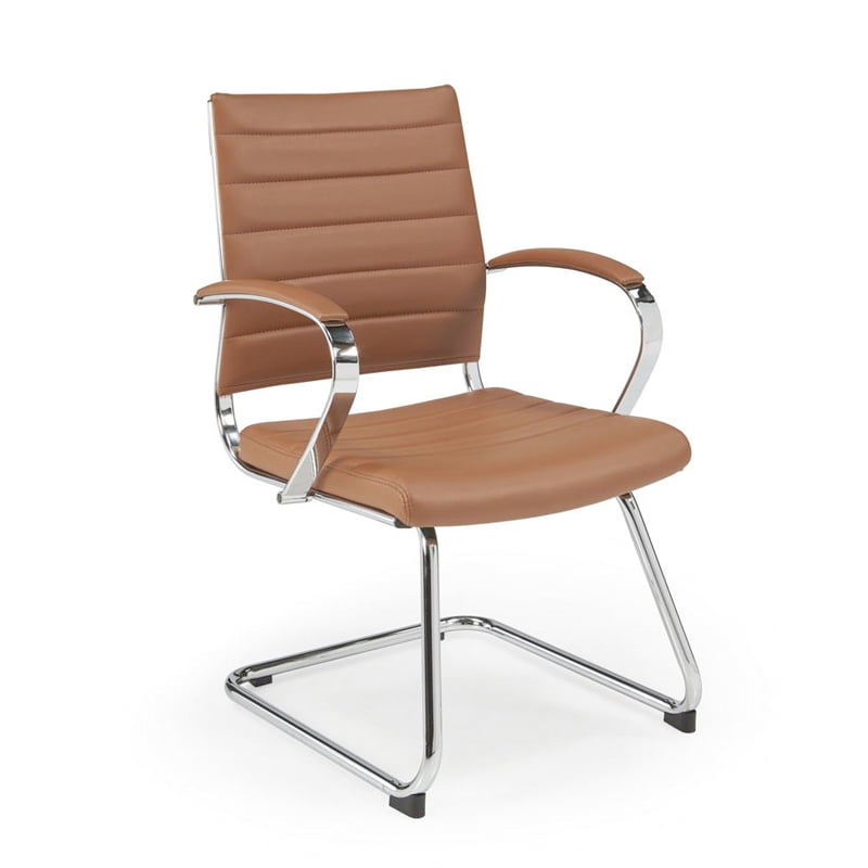 Vergaderstoel herman in de kleur bruin.