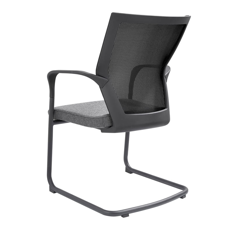 Vergaderstoel marnix in de kleur zwart.