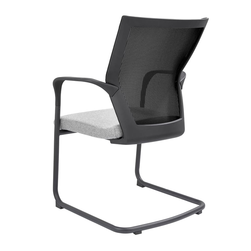 Vergaderstoel marnix in de kleur grijs.