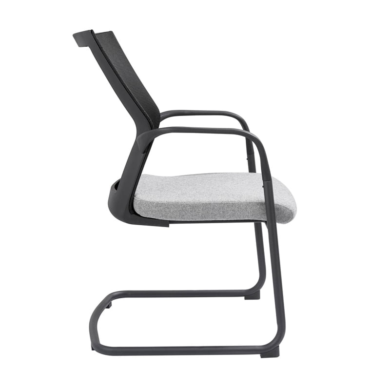 Vergaderstoel marnix in de kleur zwart.