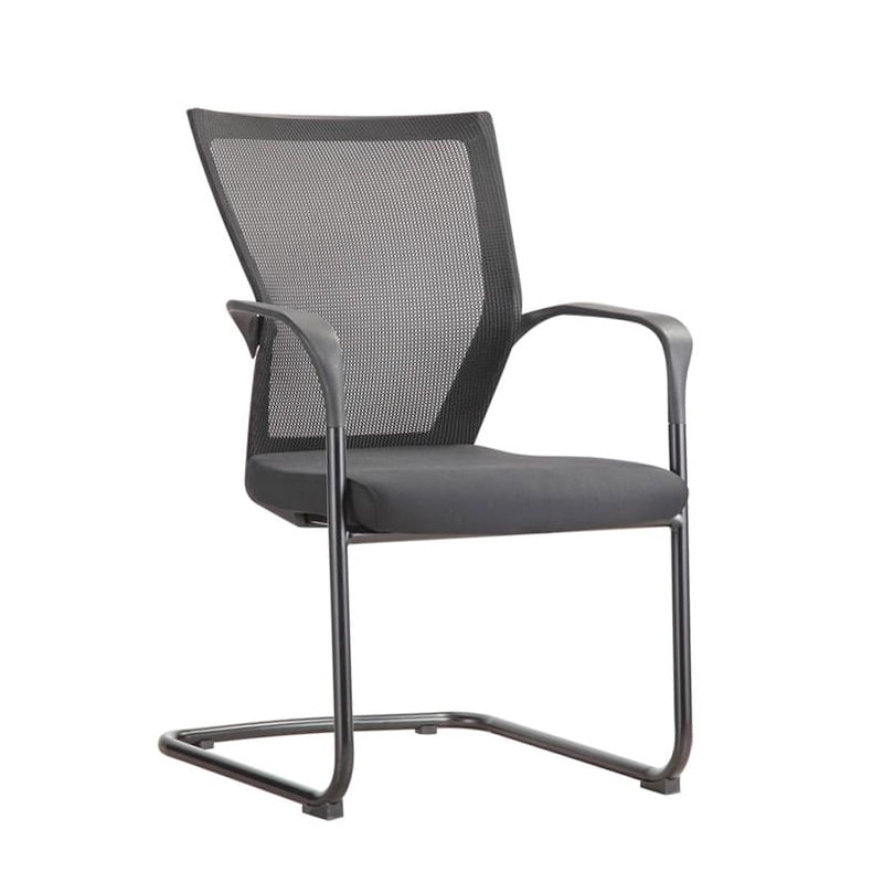 Vergaderstoel marnix in de kleur zwart.