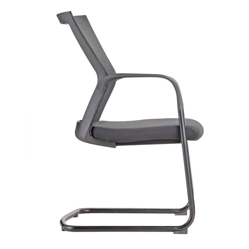 Vergaderstoel marnix in de kleur zwart.