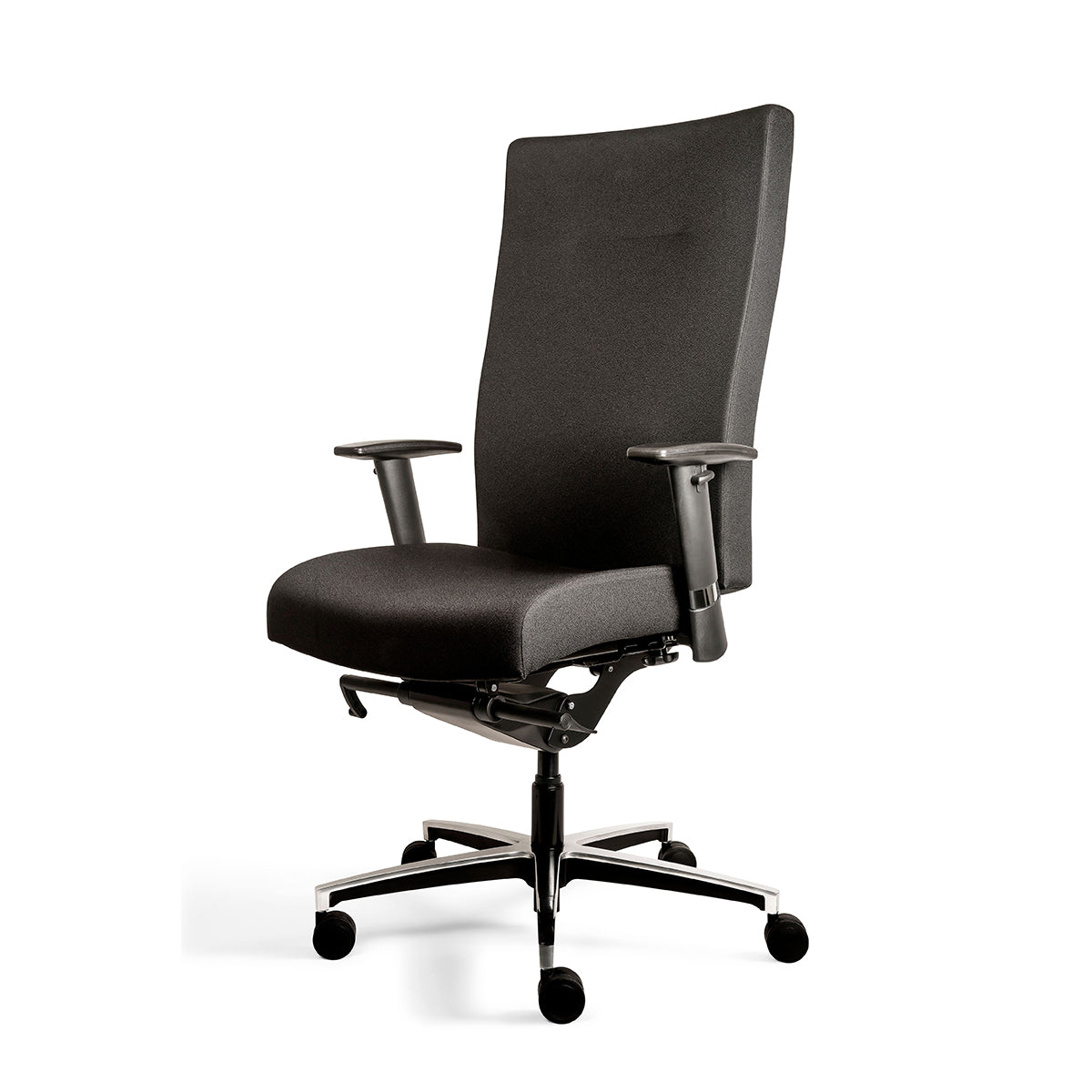Bureaustoel heavy in de kleur zwart.