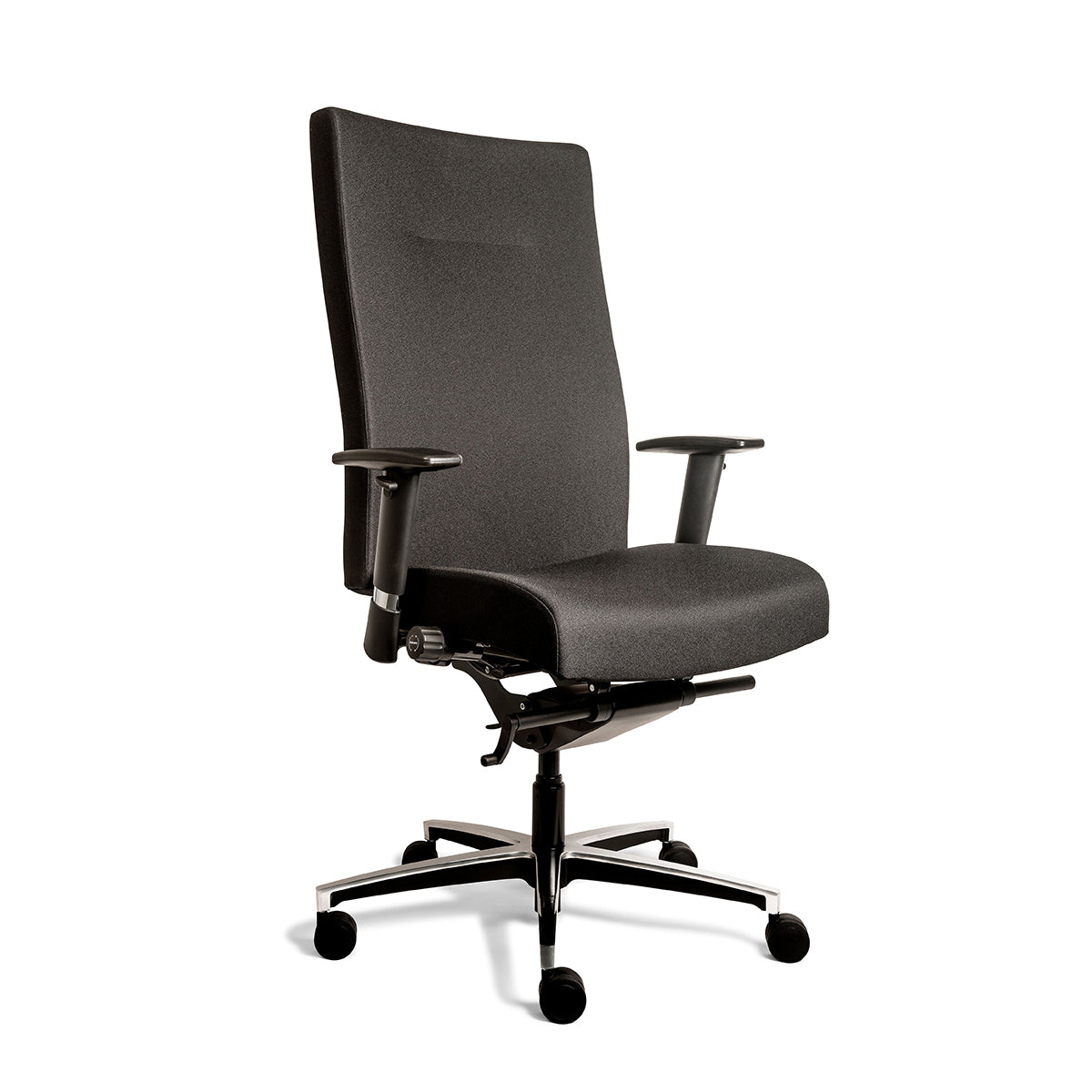 Bureaustoel heavy in de kleur zwart.