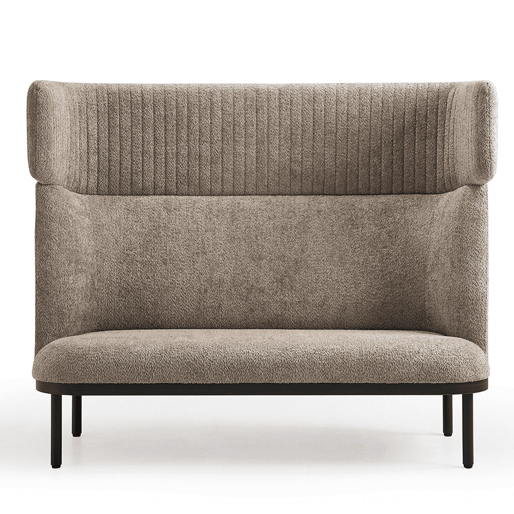 Voorzijde van de akoestische Echo bank in het beige
