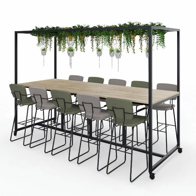 Move extra bartafel in de kleur zwart.