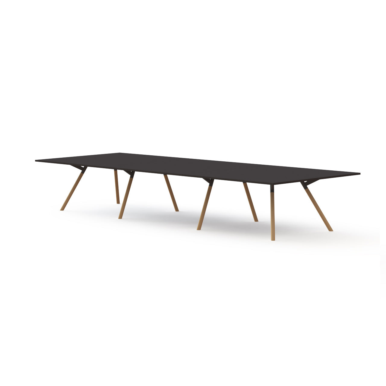 Bridge tafel (rechthoek) in de kleur zwart met rechthoekig blad.