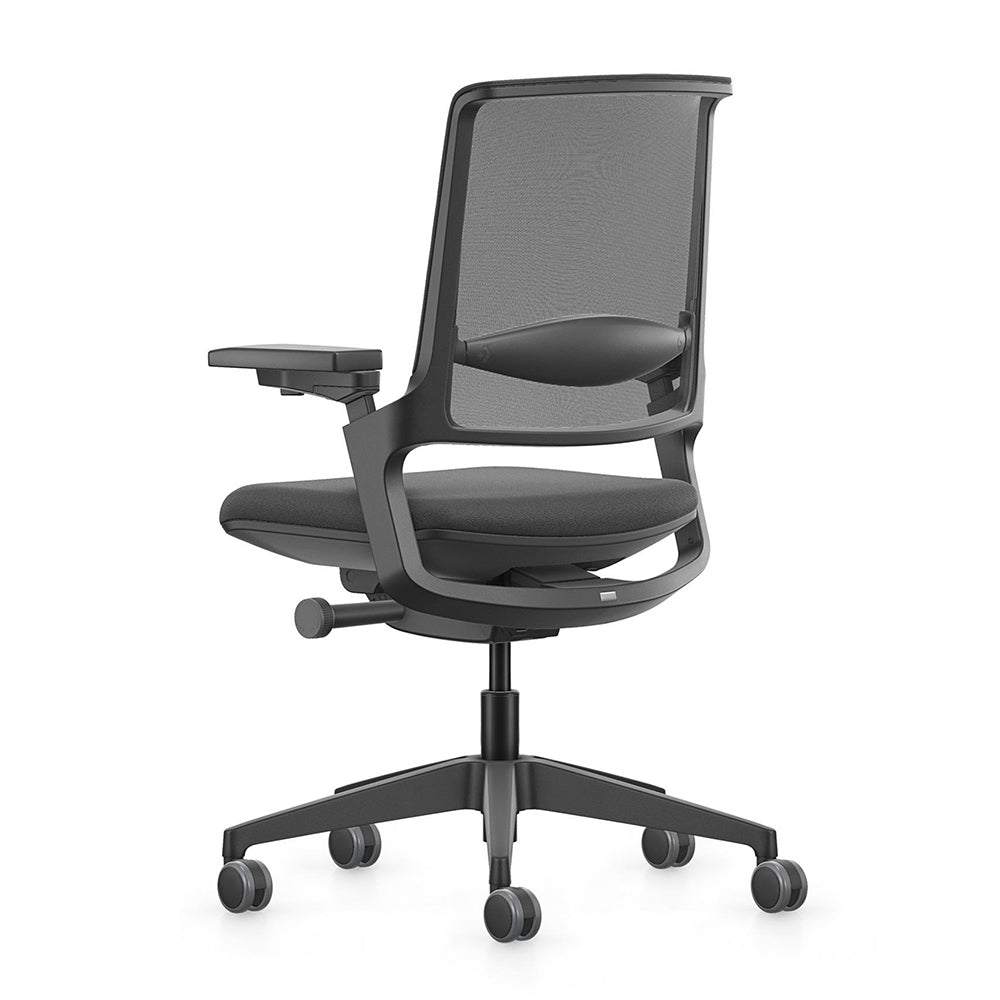 Bureaustoel sven in de kleur zwart.