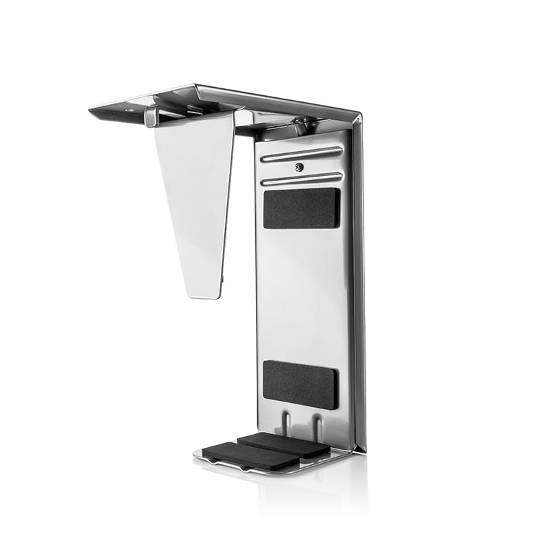 Cpu houder deluxe in de kleur zwart.