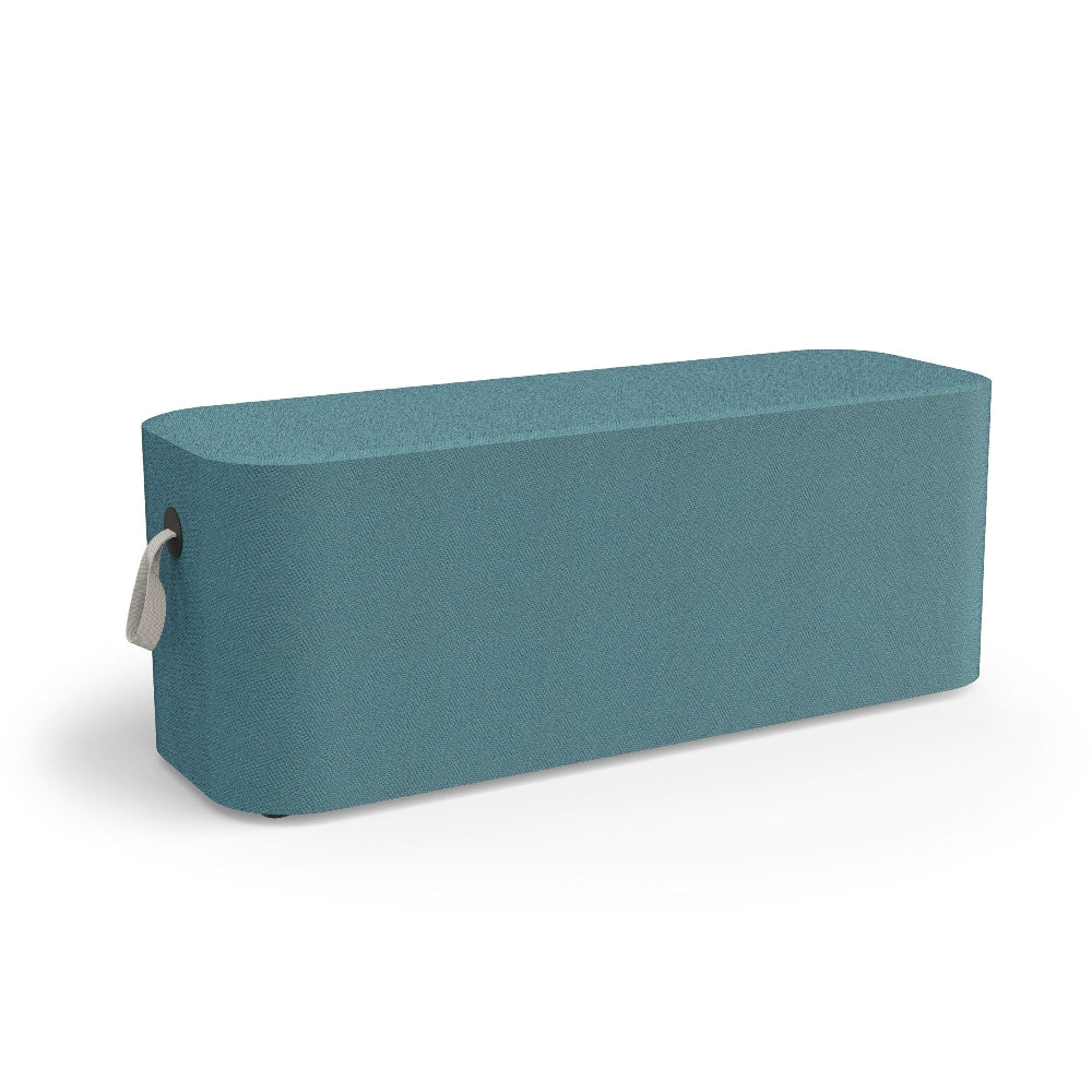 Blauw groene Viasit Coloq zitelement met transportlus