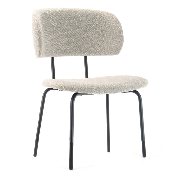 Designstoel six in de kleur zwart.
