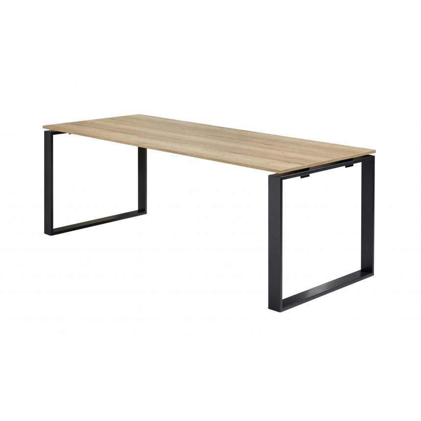 Kubus directietafel in de kleur zwart.