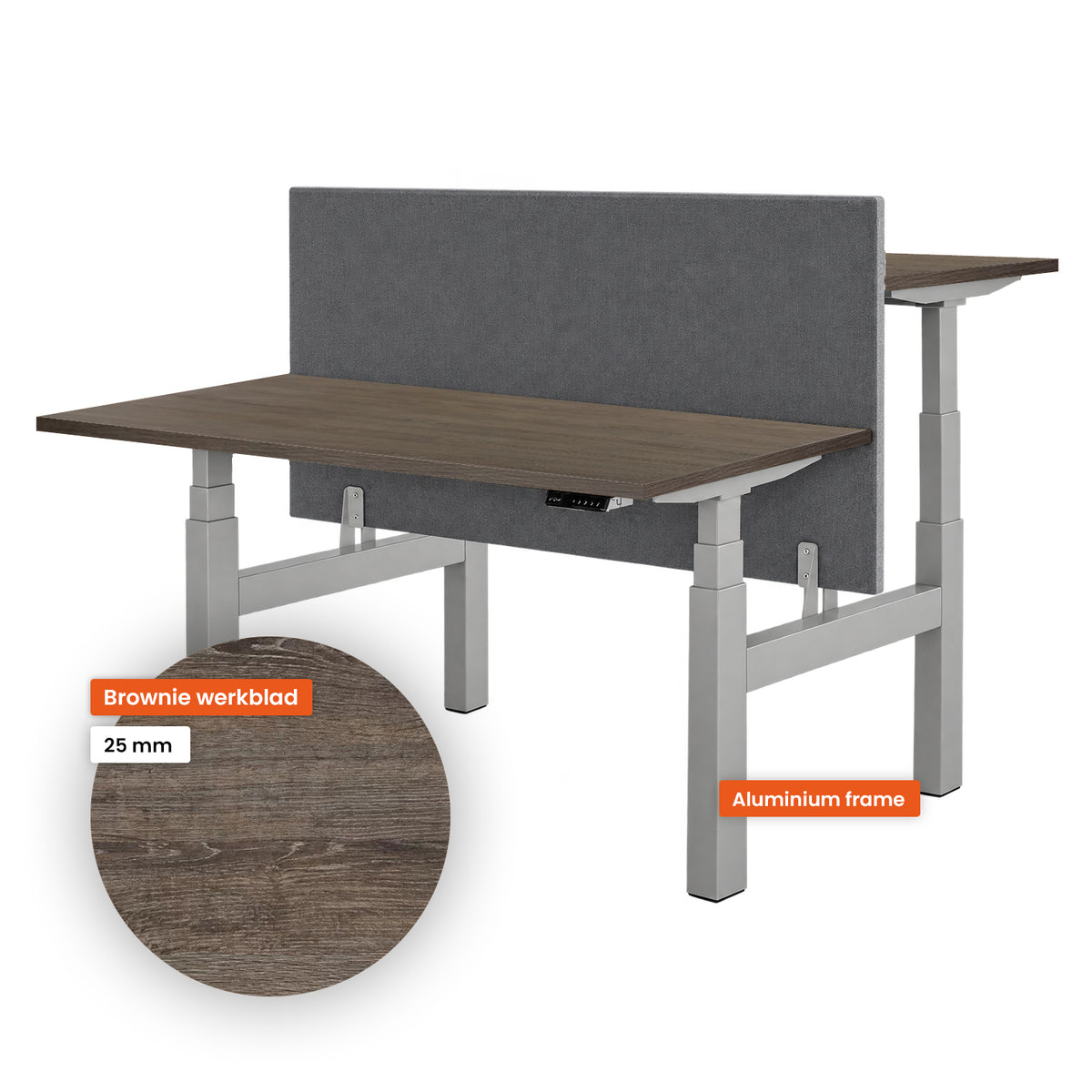 Ergowork Duo Zit-sta bureau