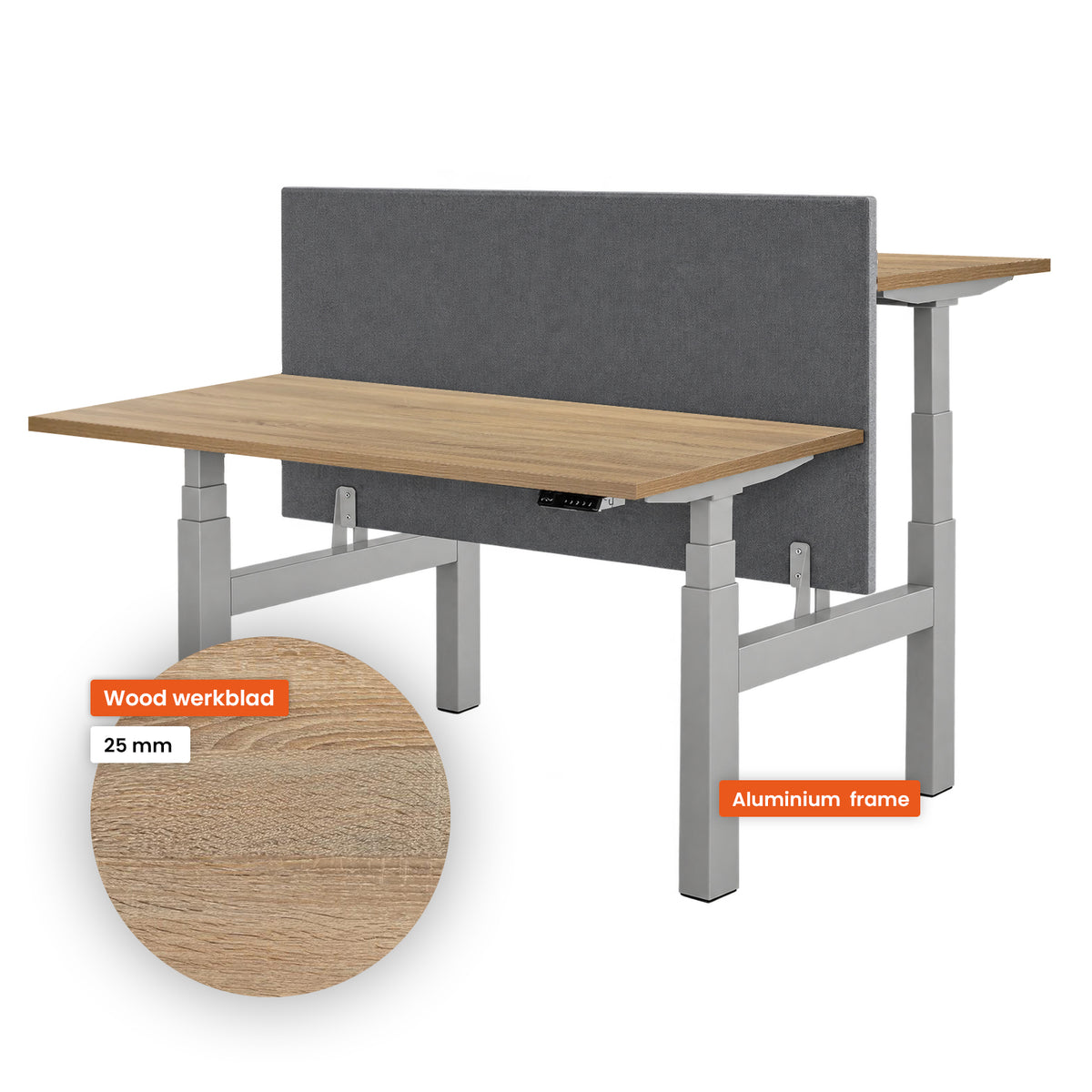 Ergowork Duo Zit-sta bureau