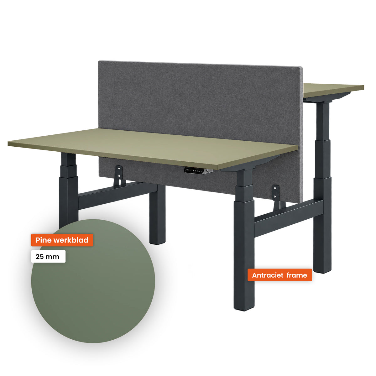 Ergowork Duo Zit-sta bureau