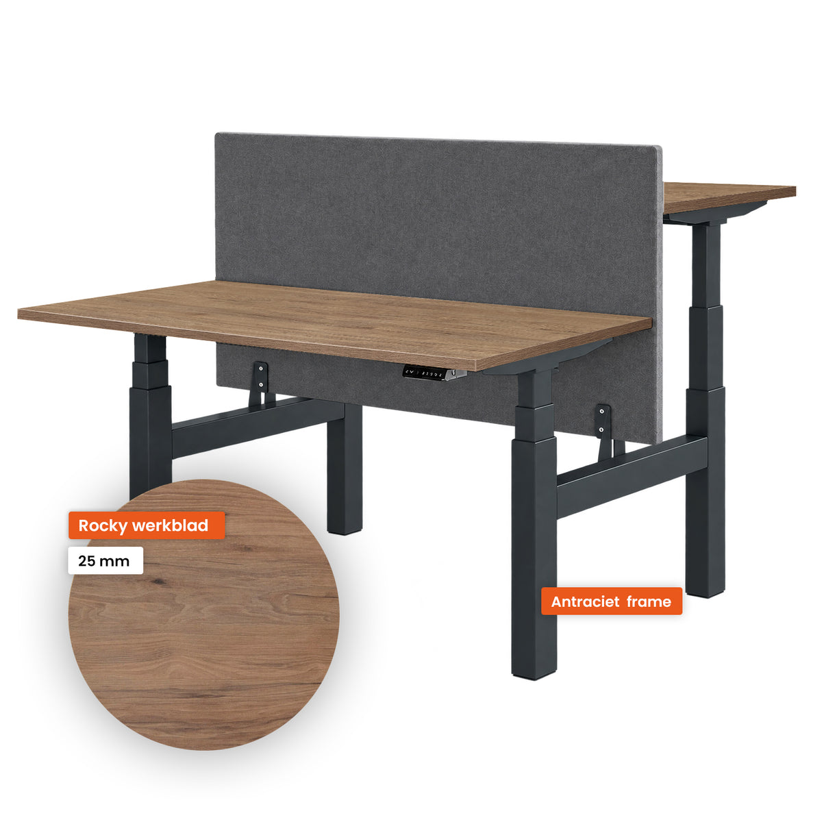 Ergowork Duo Zit-sta bureau