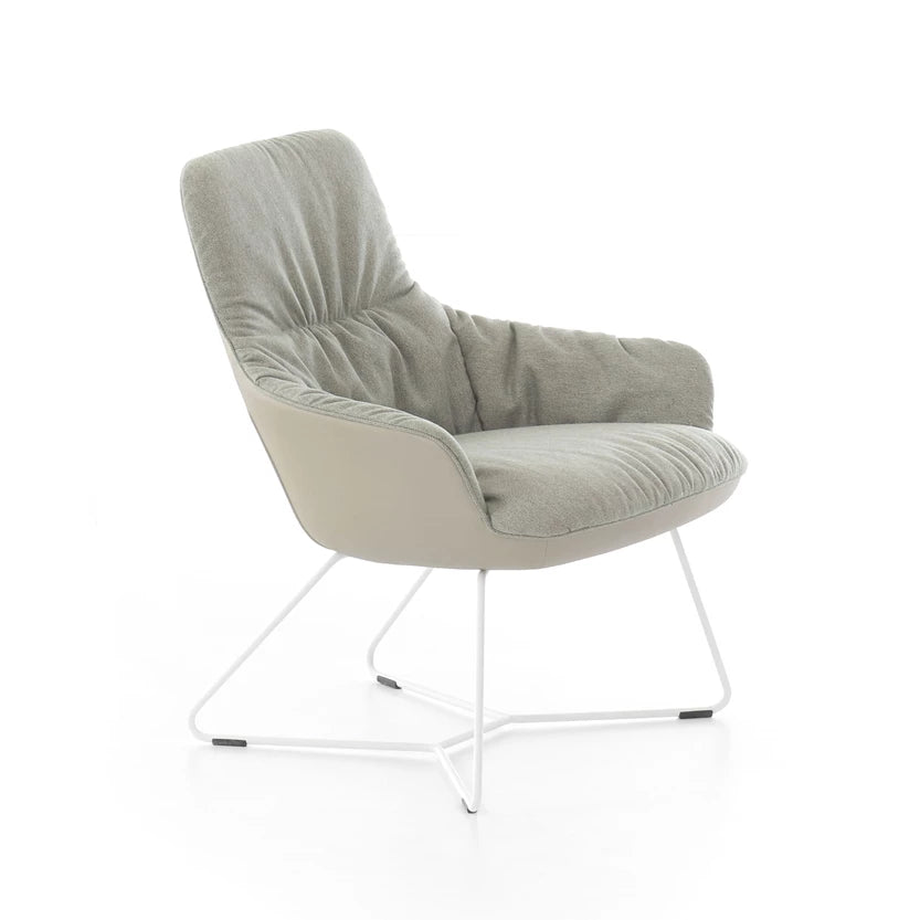 Hendrix soft loungefauteuil in de kleur wit.
