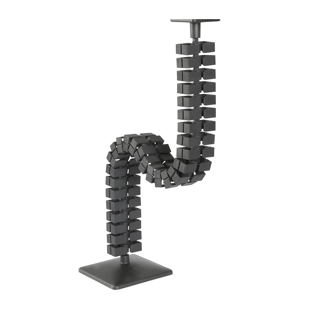 Kabelslang slim in de kleur zwart.