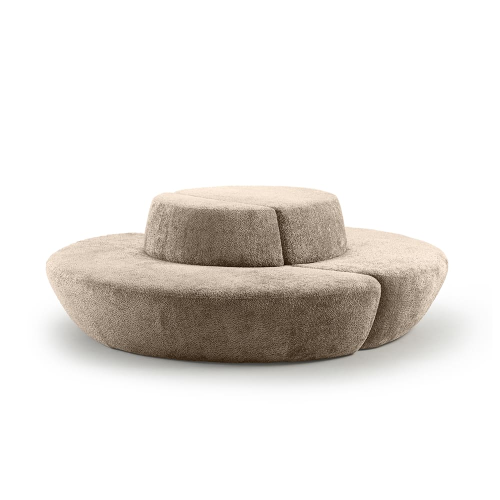 Beige Nova Loungebank voor op kantoor 