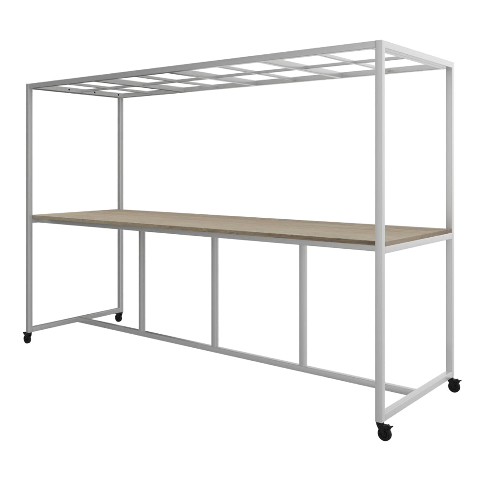 Move extra bartafel in de kleur wit.