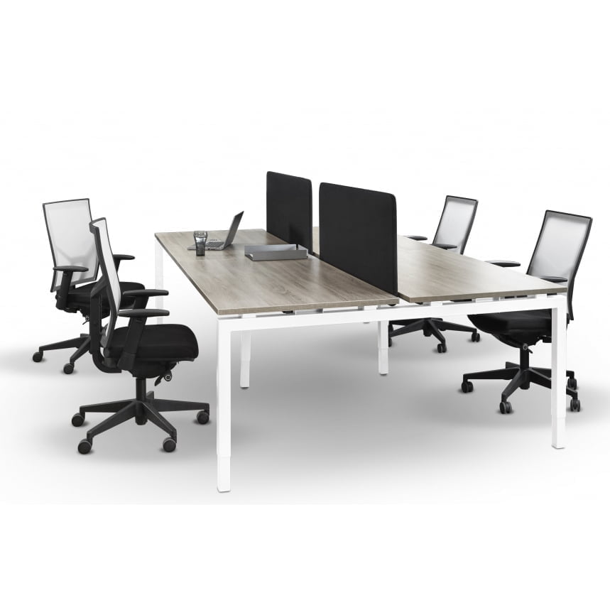 Now duo-bureau in de kleur wit.