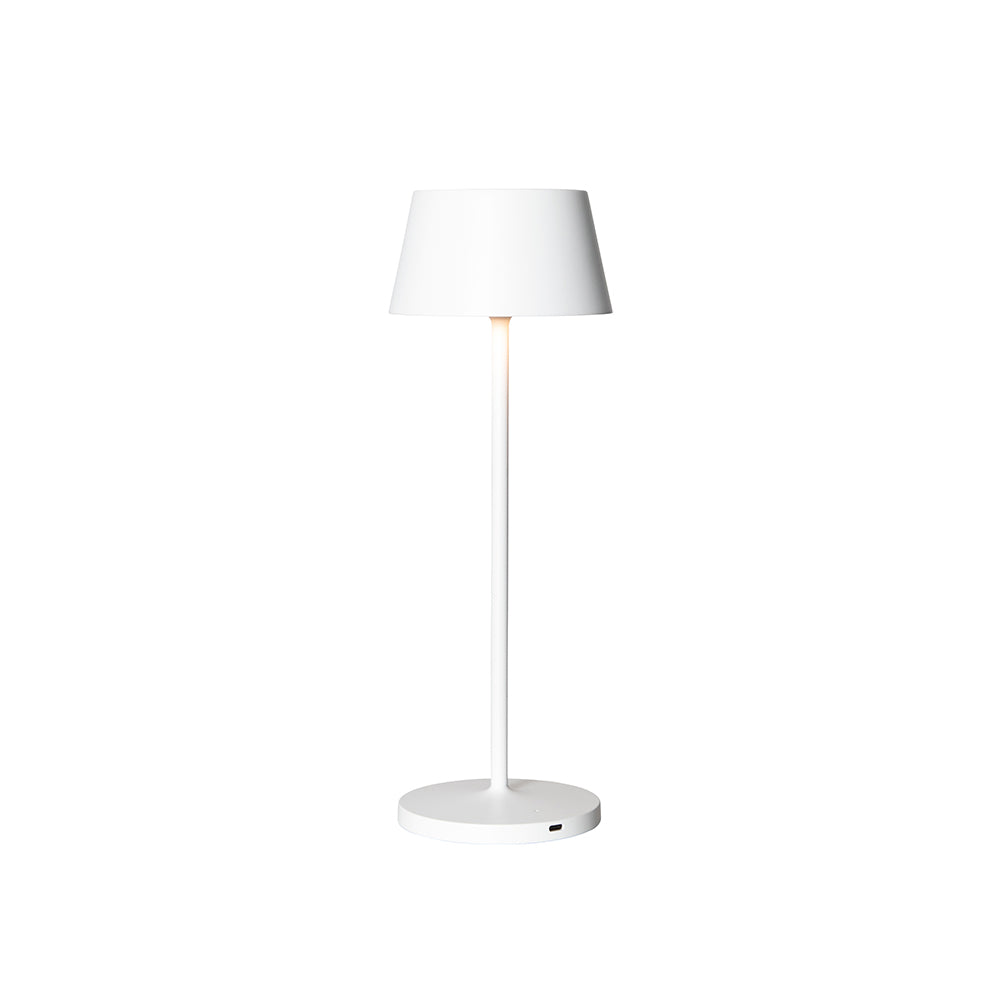 Bureaulamp nina in de kleur wit.